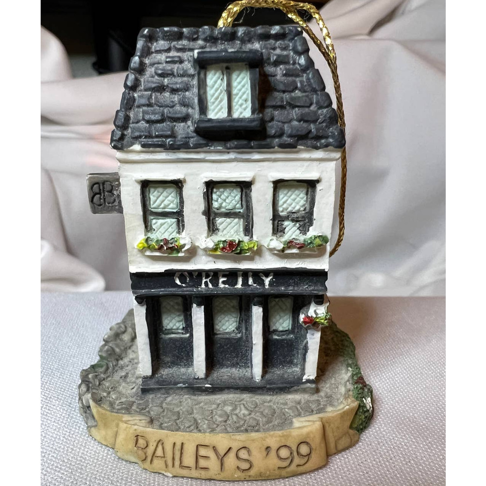 Vtg Bailey's Irish Cream B & B 1999 Cottage Limited Edition Ornament O'Reily's